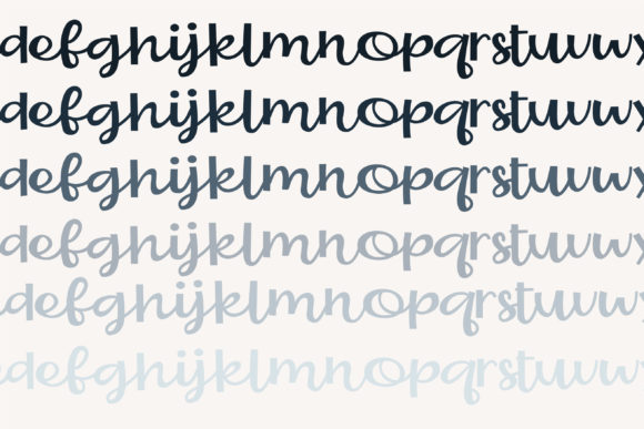 ZP Spindrift Font Poster 5