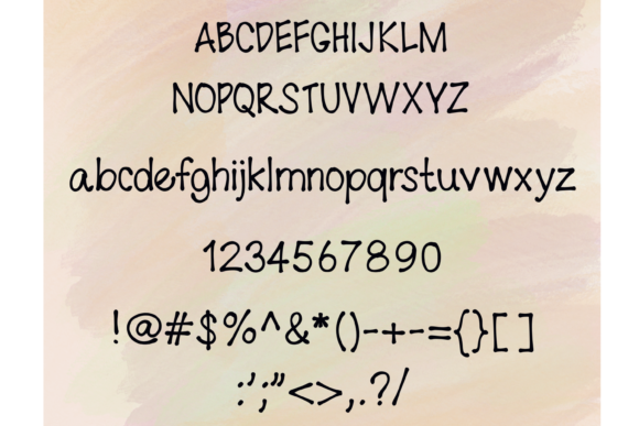 16 Again Font Poster 6