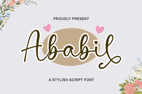 Ababil Font Poster 1