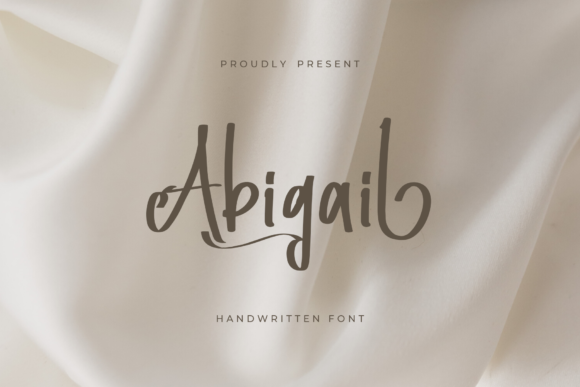 Abigail Font Poster 1