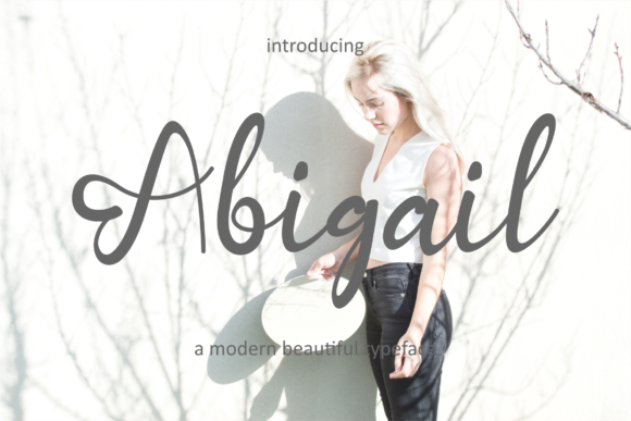 Abigail Font Poster 1