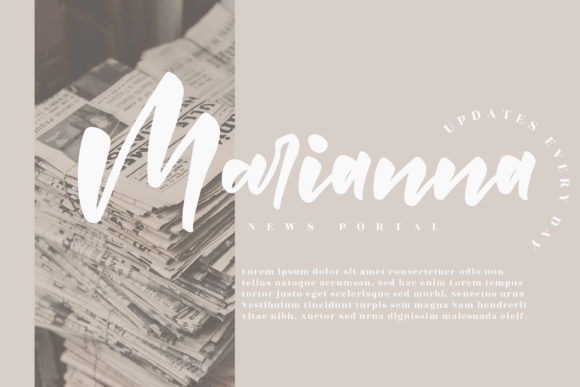 Abigaila Font Poster 5