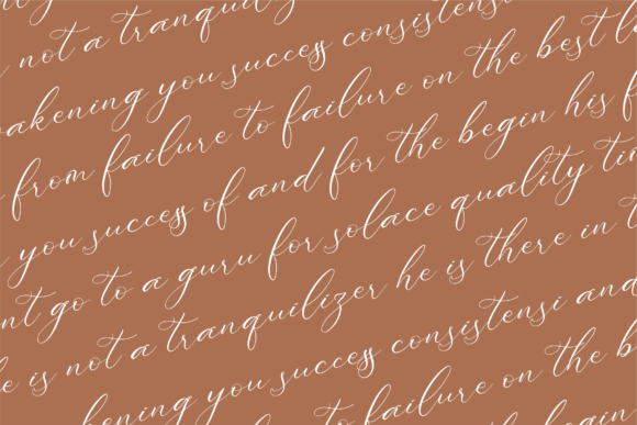 Abigaila Delinta Font Poster 8