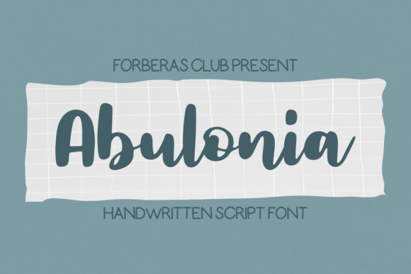 Abulonia Font Poster 1