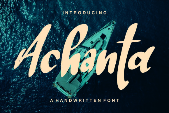 Achanta Font Poster 1