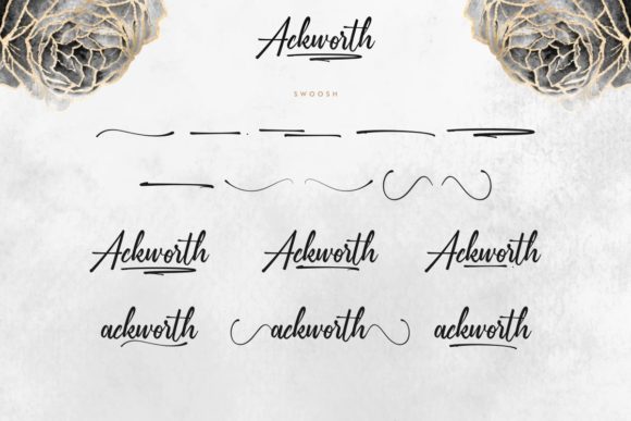 Ackworth Font Poster 8