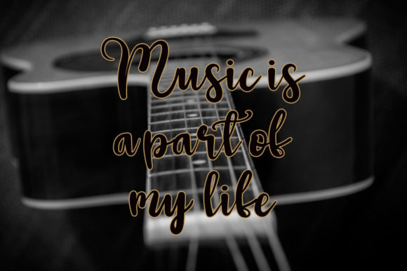 Acoustic House Font Poster 2