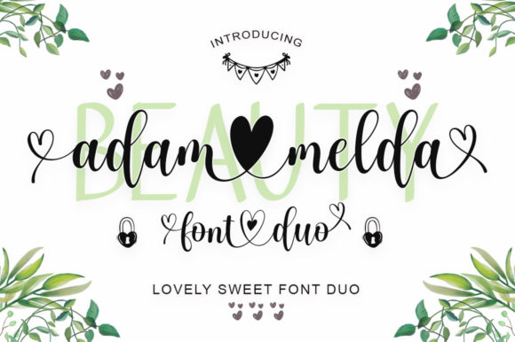 Adam Melda Lovely Font Poster 1