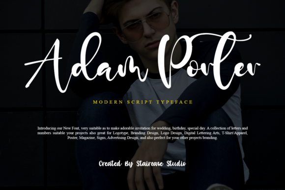 Adam Porter Font Poster 1