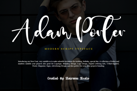 Adam Porter Font Adam Porter Font Poster 1
