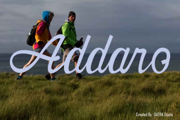 Addaro Font Poster 1