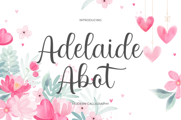 Adelaide Abot Font Poster 1