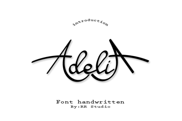 Adelia Font Adelia Font Poster 1
