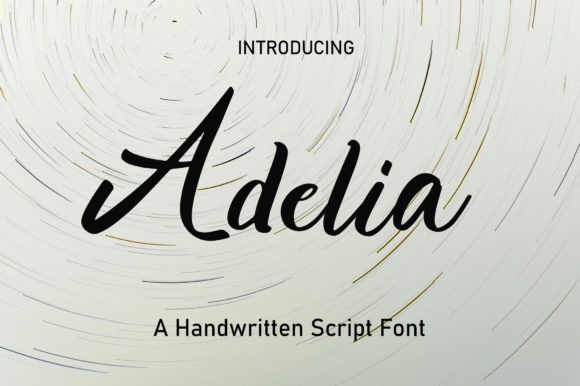 Adelia Font Poster 1