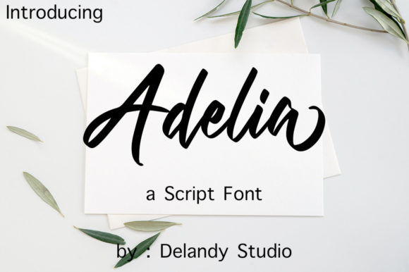 Adelia Font Poster 1