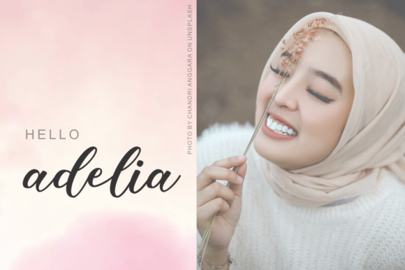 Adelia Font Poster 5