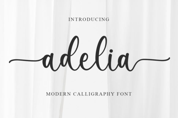 Adelia Font Poster 1