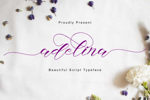 Adelina Font Poster 1