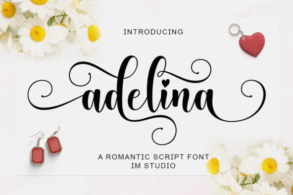 Adelina Script Font Poster 1
