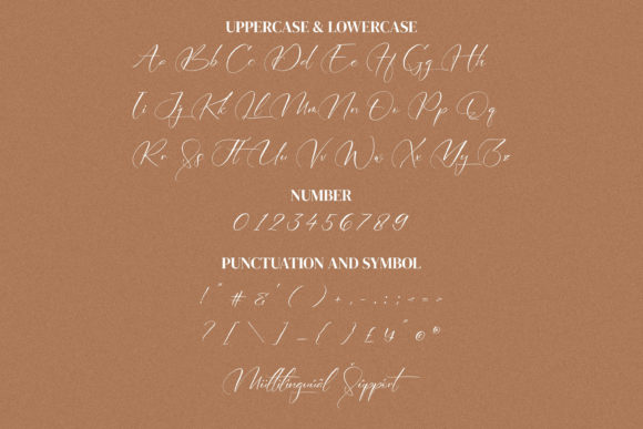 Adelinetha Charlote Font Poster 7