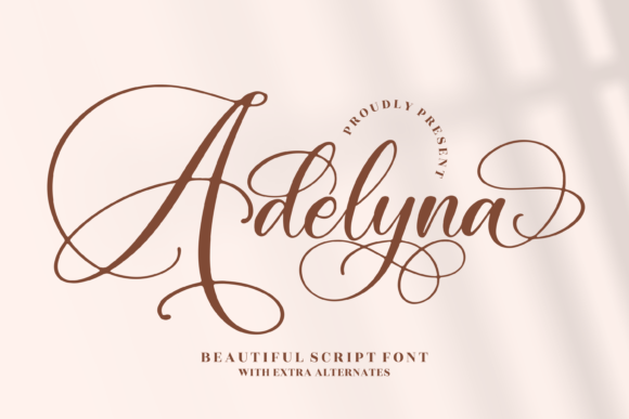 Adelyna Font Poster 1