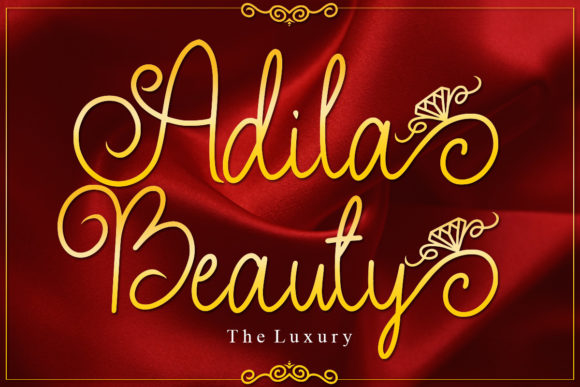 Adila Beauty Font Poster 1