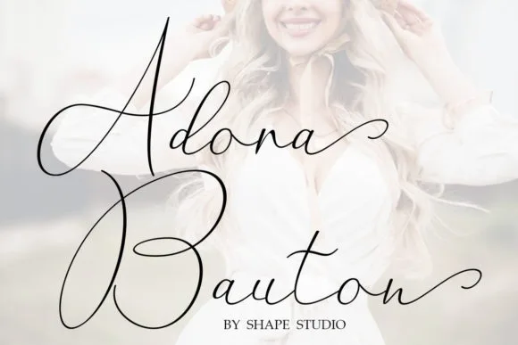 Adora Bauton Font Adora Bauton Font Poster 1
