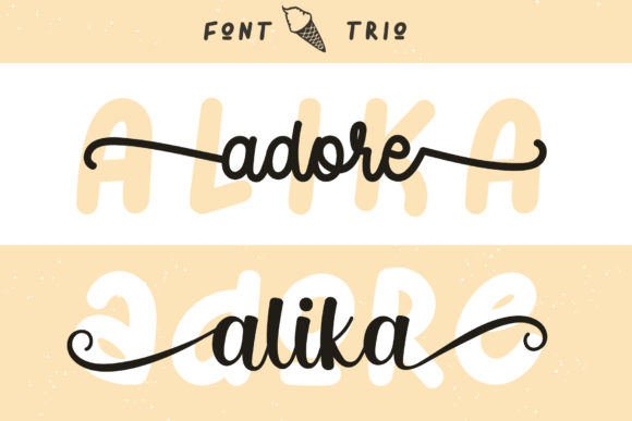 Adore Alika Font Poster 1
