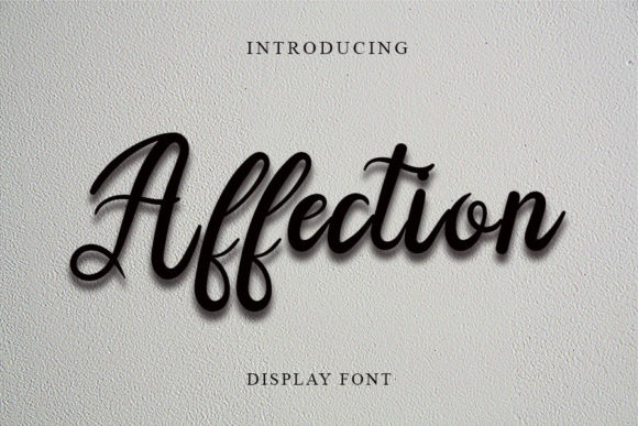 Affection Font Poster 1