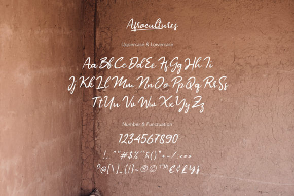 Afrocultures Font Poster 5