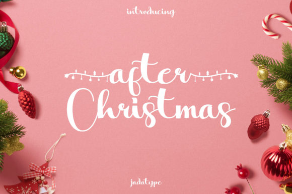 After Christmas Font Poster 1