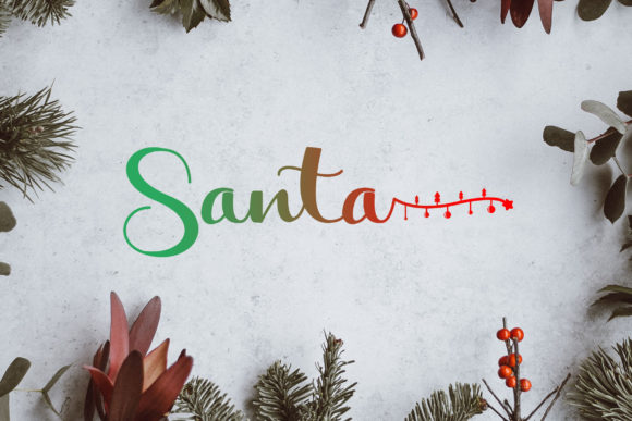 After Christmas Font Poster 2