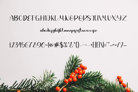 After Christmas Font Poster 4