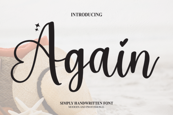 Again Font Poster 1