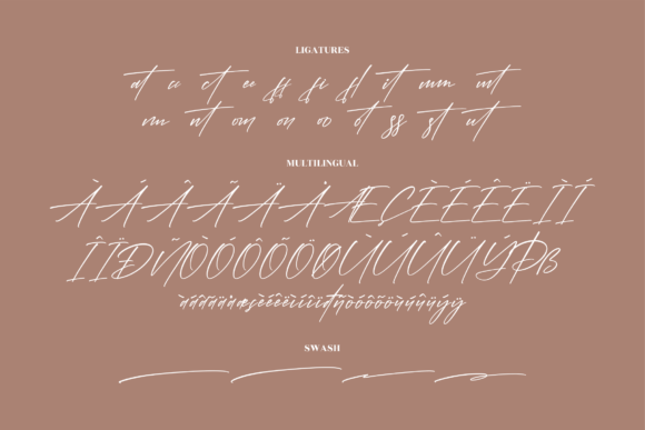 Agatha Paterson Font Poster 14