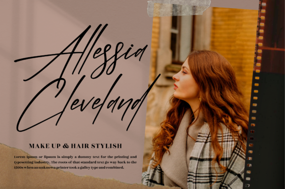 Agatha Paterson Font Poster 5