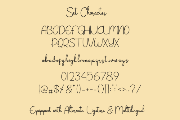 Aghellay Font Poster 5