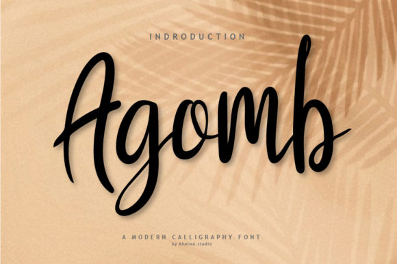 Agomb Font Poster 1