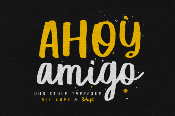 Ahoy Amigo Font Poster 1