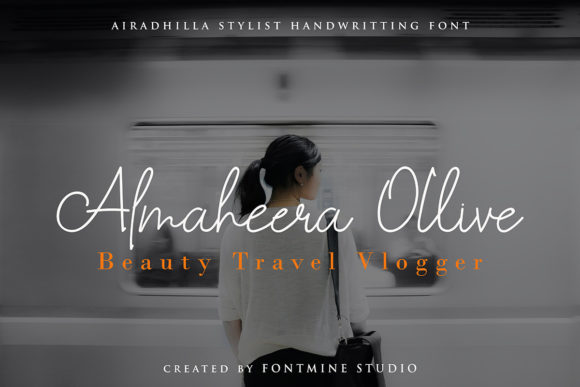 Airadhilla Font Poster 4