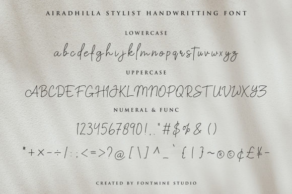 Airadhilla Font Poster 8