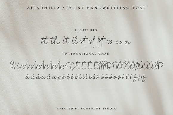 Airadhilla Font Poster 9