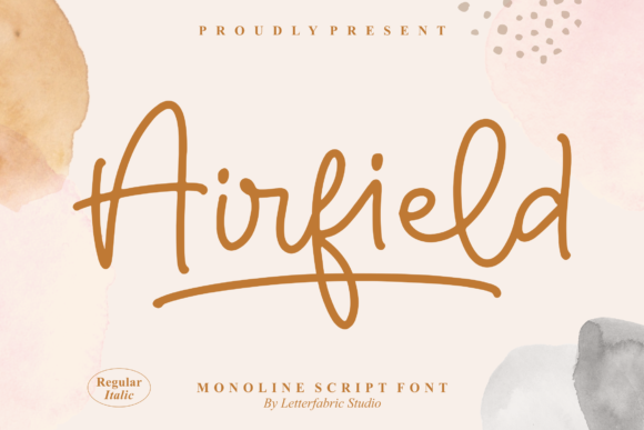 Airfield Font Poster 1