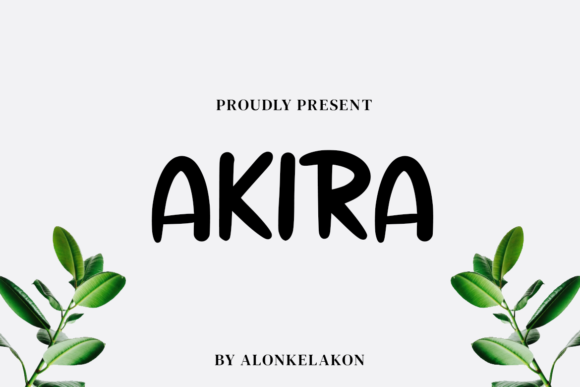 Akira Font Poster 1