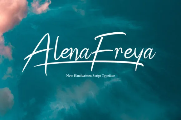 Alena Freya Font Alena Freya Font Poster 1
