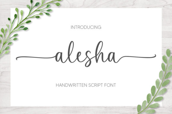 Alesha Font Poster 1