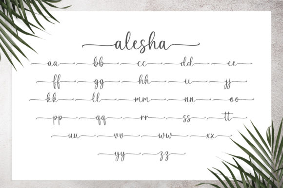 Alesha Font Poster 9