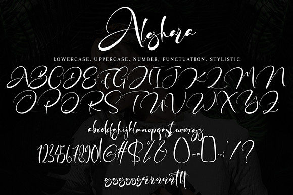 Aleshara Font Poster 8