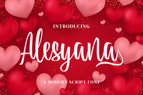 Alesyana Font Poster 1