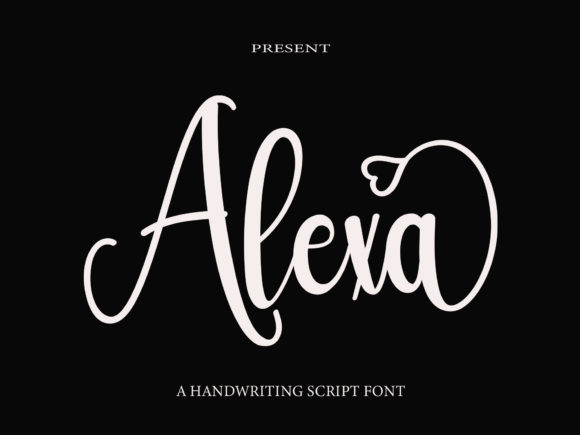 Alexa Font Poster 1